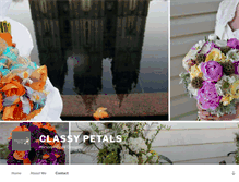 Tablet Screenshot of classypetals.com